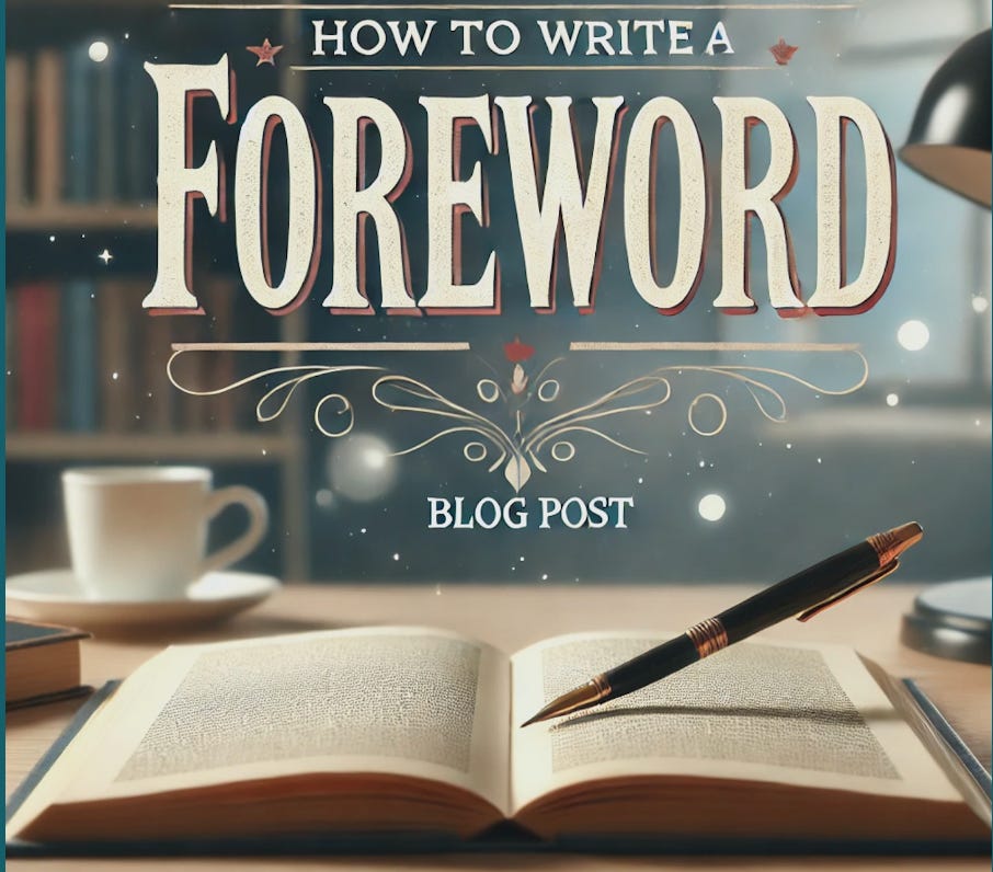 How to Write a Foreword That Captivates Readers and Elevates the Author ...
