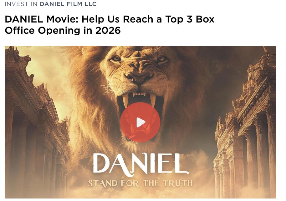 Daniel Movie - WeFunder - Kooman Brothers