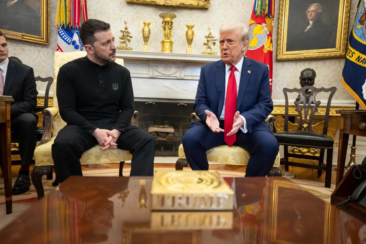 Official White House photo of Trump with Zelenskyy, February 28, 2025 (whitehouse.gov).