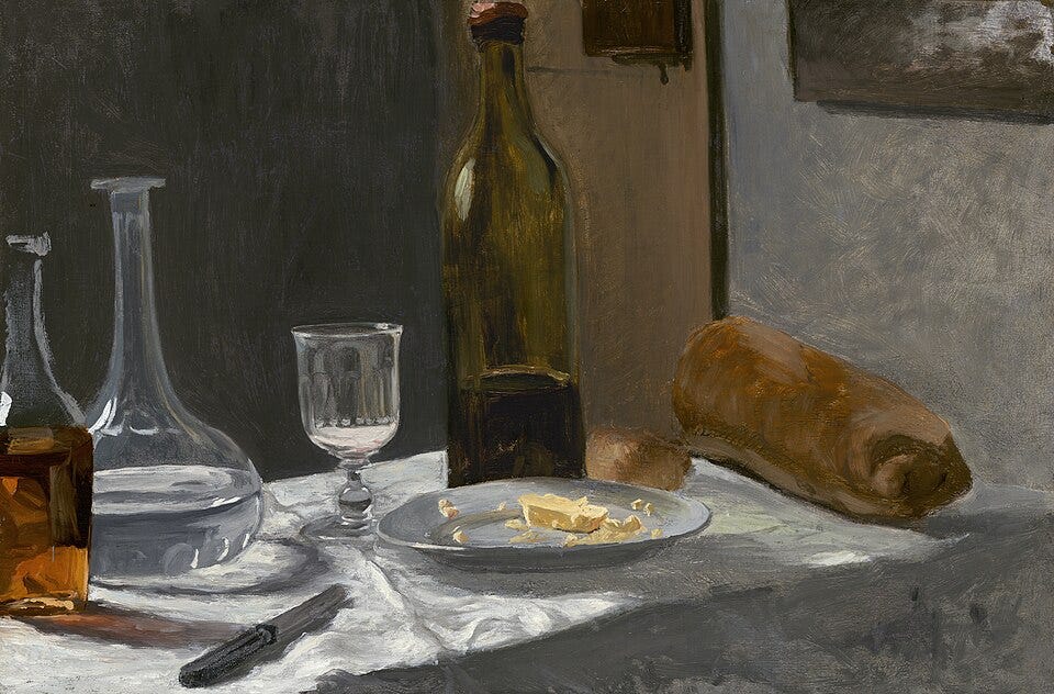 File:Claude Monet, Still Life with Bottle, Carafe, Bread, and Wine, c. 1862-1863, NGA 164942.jpg File:Claude Monet, Still Life with Bottle, Carafe, Bread, and Wine, c. 1862-1863, NGA 164942.jpg