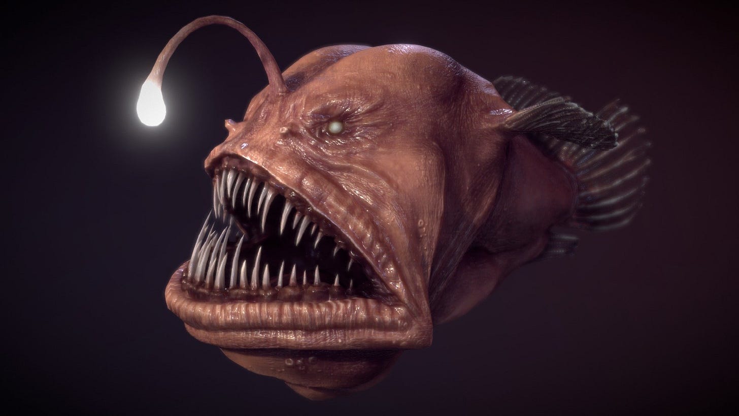 Angler Fish - 3D model by Thomas Veyrat (@veyratom) [aaafd31 ... Angler Fish - 3D model by Thomas Veyrat (@veyratom) [aaafd31 ...