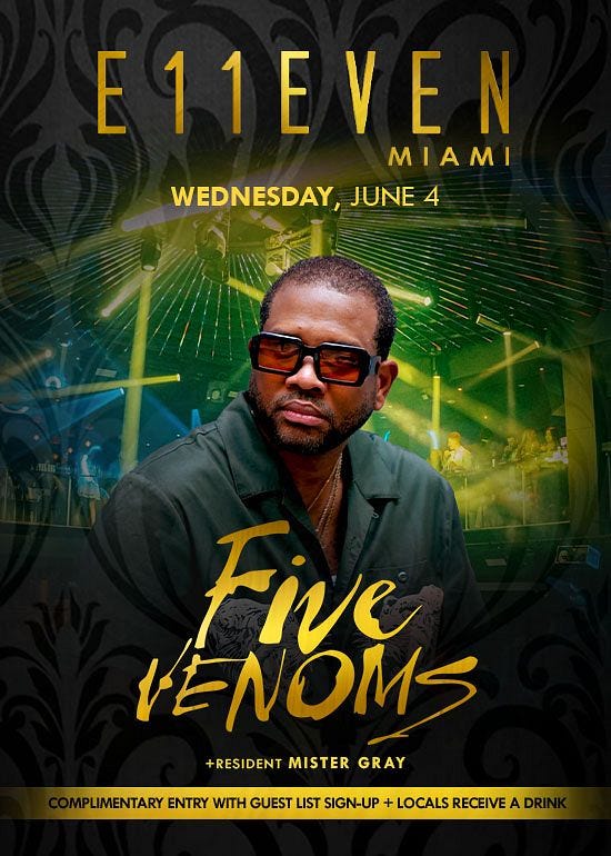 FIVE VENOMS