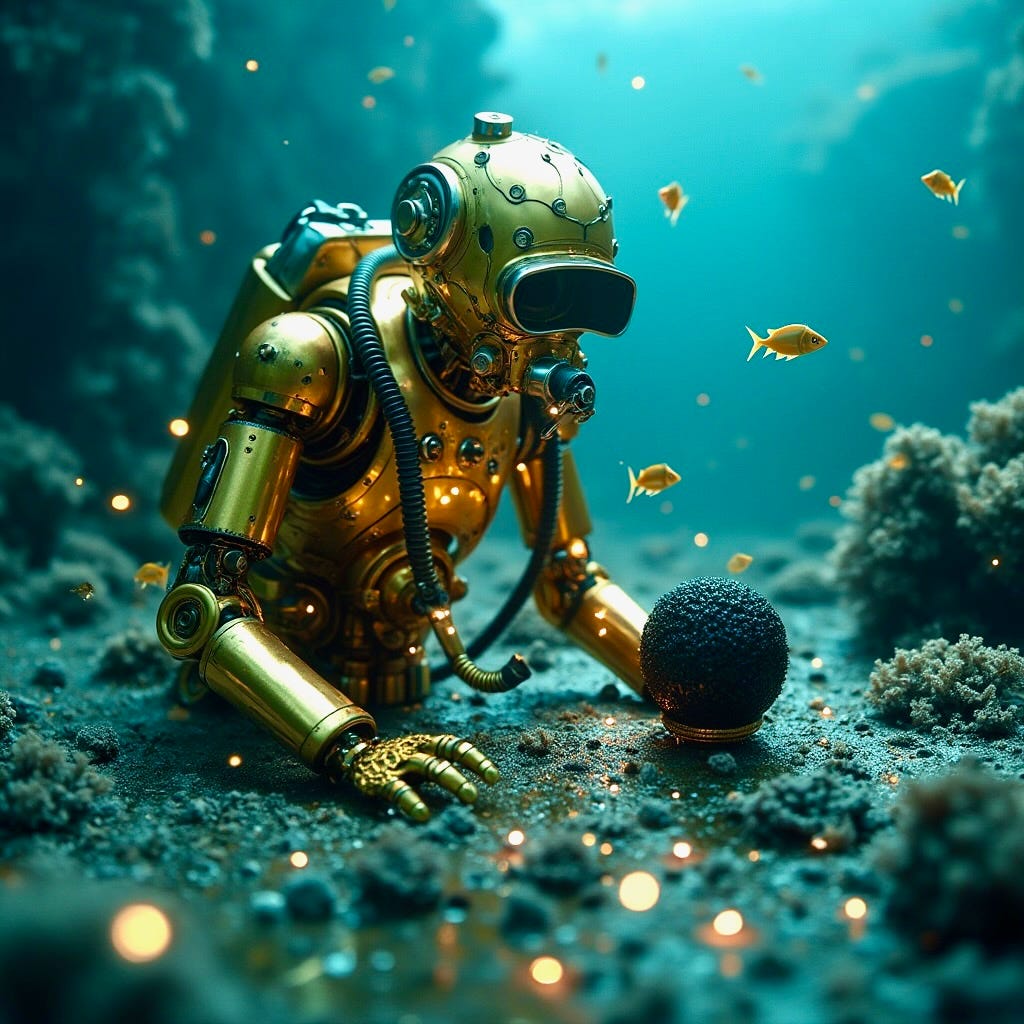 A robot in a tank

AI-generated content may be incorrect.
