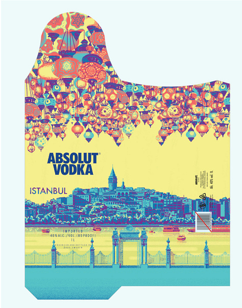 illustrated packaging adult beverage illustration branded art illustration artist for packaging
