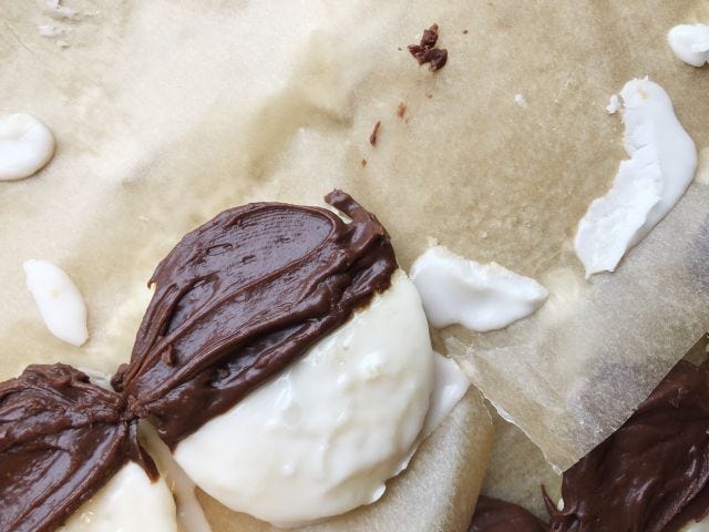 Black and white cookies