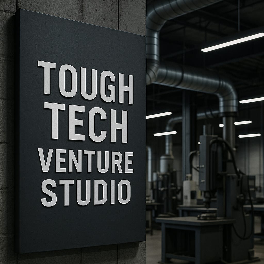 Building a Tough Tech Venture Studio - by Paul O'Brien