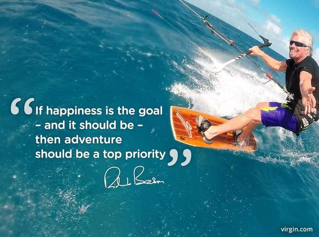 Richard Branson on Twitter | Kite surfing, Travel quotes adventure, Richard  branson