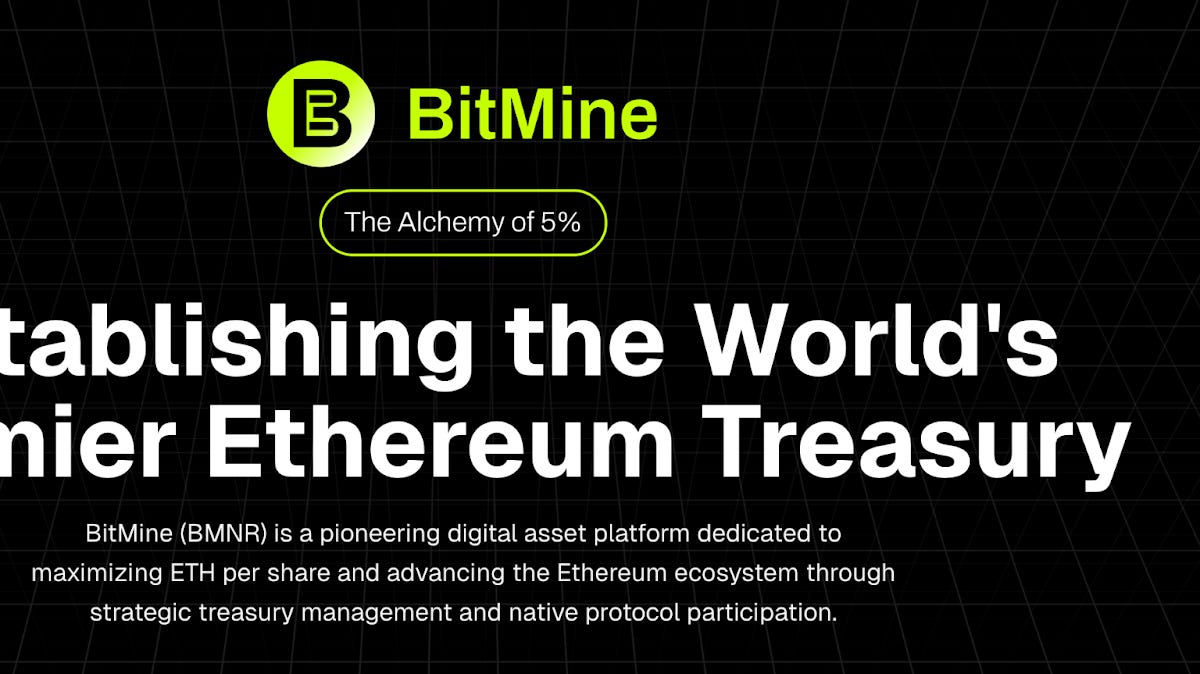 個股報告：BMNR 是一場資產、槓桿與營運三者共振下的ETH 概念股- MimiVsJames美股即時策略分享