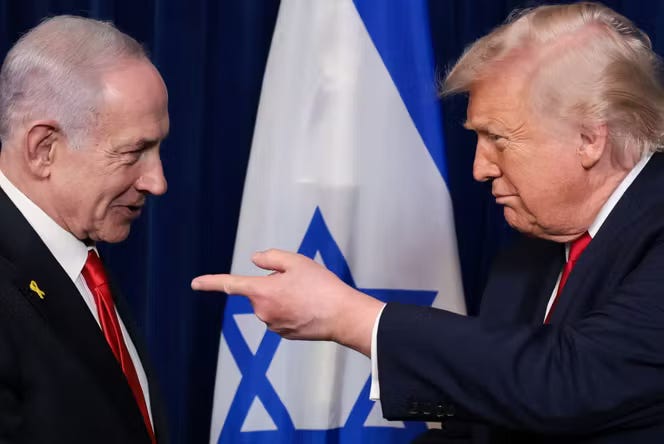 🤯After 5th Meeting in 2025, Trump makes it painfully clear that Netanyahu is his President too. He bows to no man like he does him. It's gross.