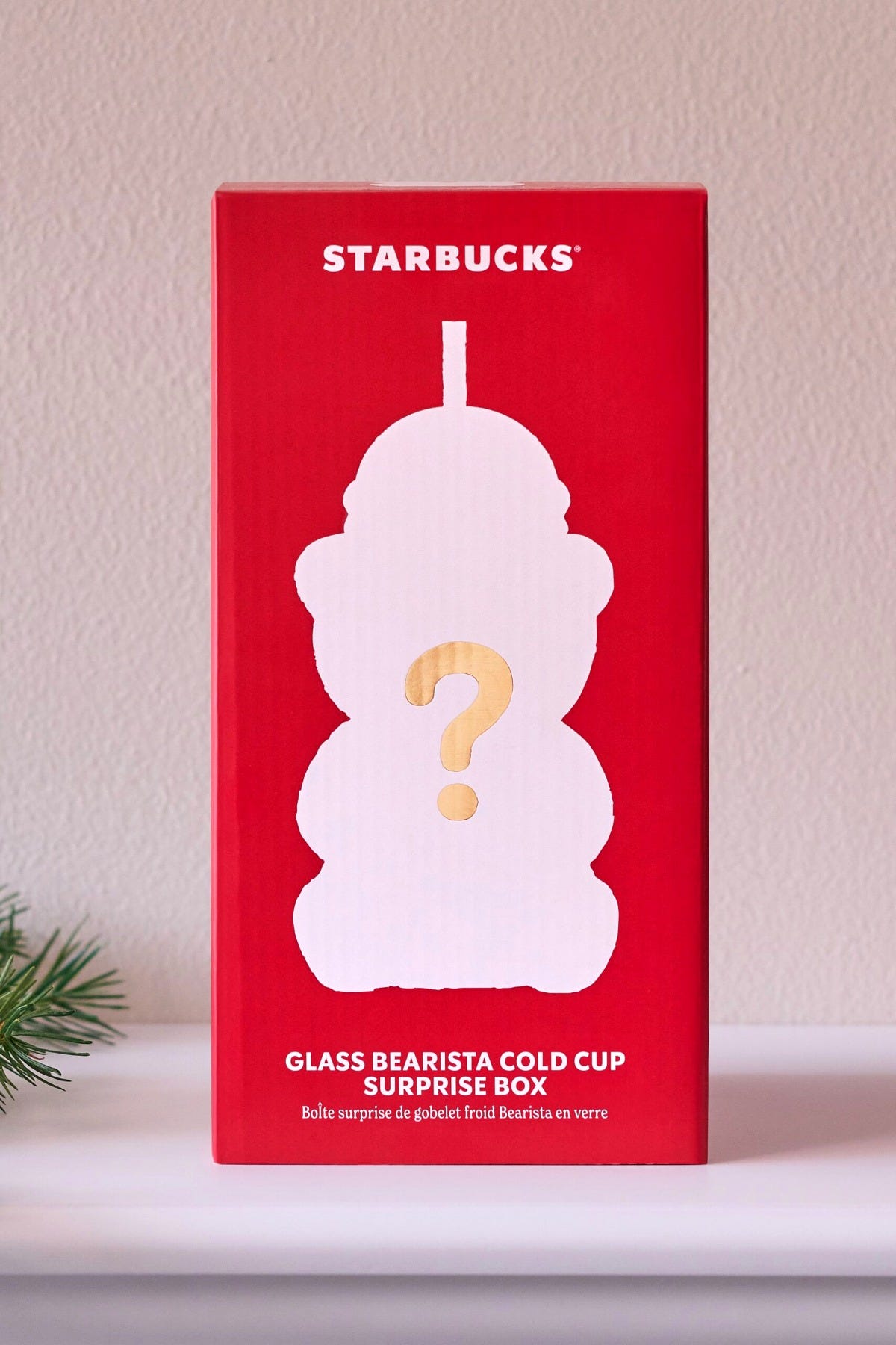 The Glass Bearista Cold Cup Surprise Box Edition, coming Nov. 10. Image: Starbucks