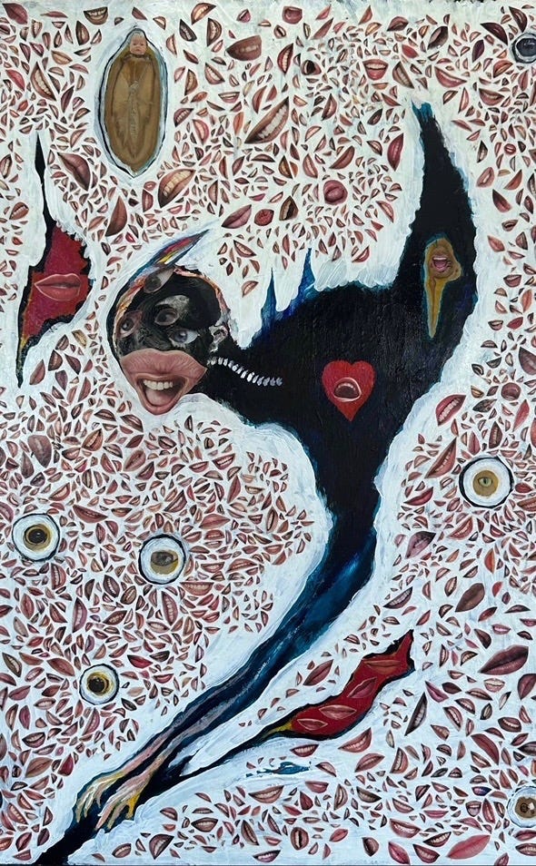 art for article Umgebung titled “Beware the Jubjub Bird” by artist and author Bucky McMahon