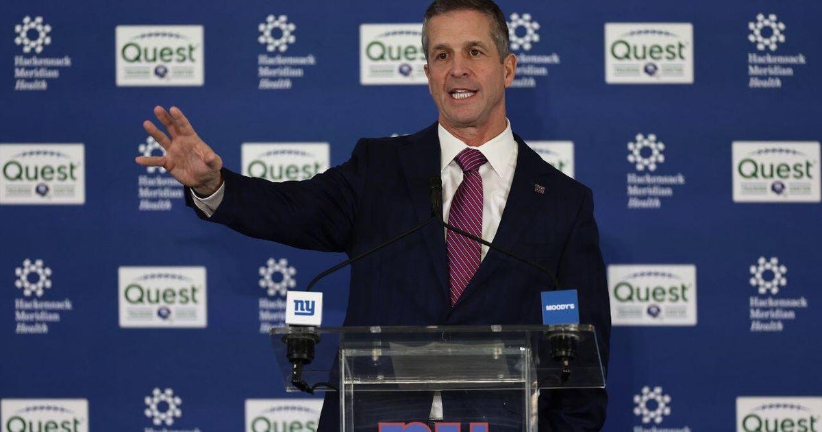 New York Giants introduce John Harbaugh as head coach - CBS New York New York Giants introduce John Harbaugh as head coach - CBS New York