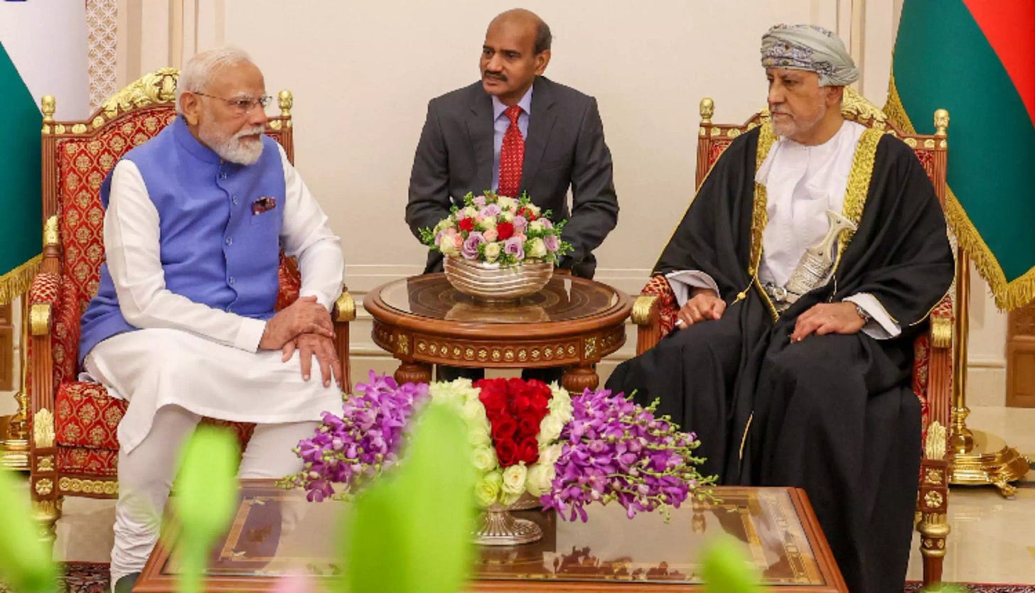 India, Oman set to sign FTA to boost bilateral trade, investment