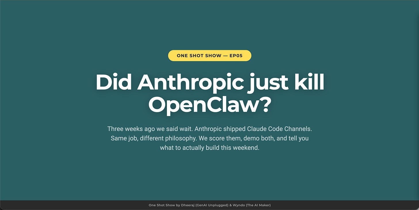 Claude Code Channels vs OpenClaw: Did Anthropic Really Kill Its Top ...