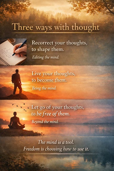 Three ways with thought Three ways with thought