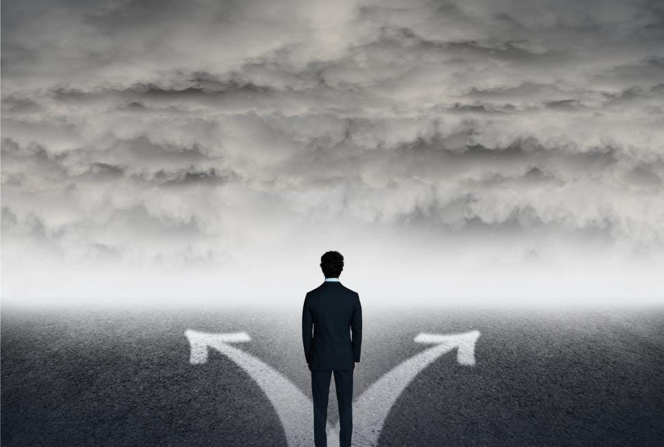 Free Stock Photo of Which Way to Go - Life Choices - Man Facing Choices |  Download Free Images and Free Illustrations