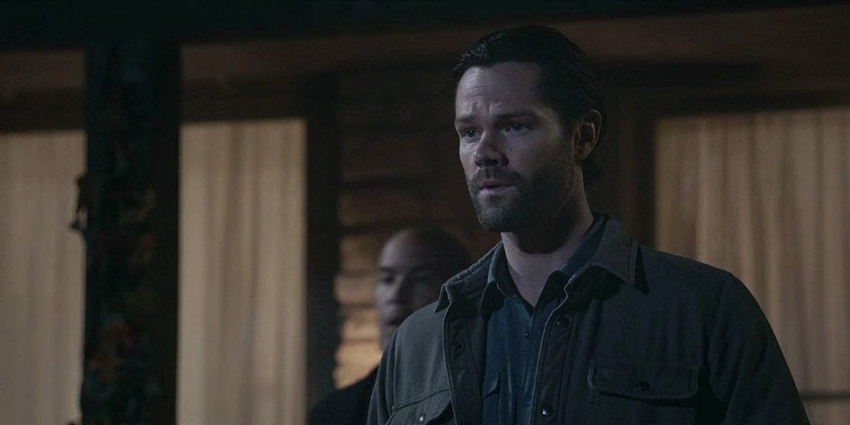 Cordell Walker realizing he was wrong about Stella and his gay son August was the bad boy in Just Desserts. Cordell Walker realizing he was wrong about Stella and his gay son August was the bad boy in Just Desserts.