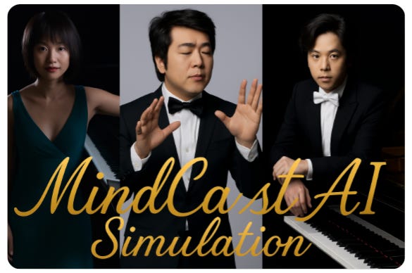 MindCast AI Music Vision: Simulation of Modern Pianists