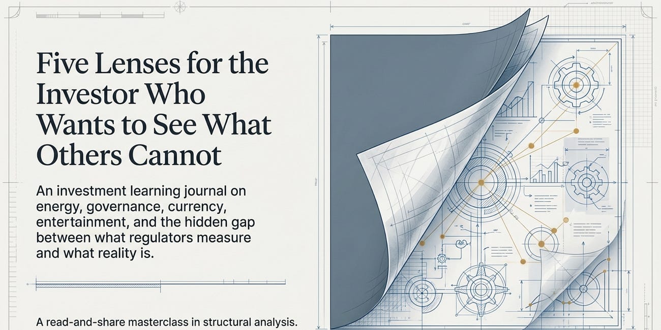 Investment reflection #1 — Five Lenses For The Investor Who Wants To See What Other Cannot