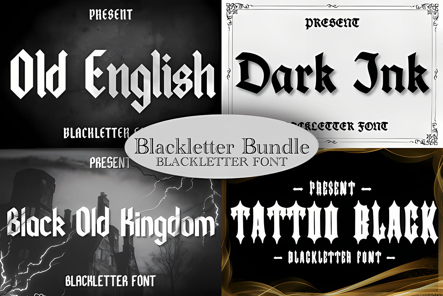 Best Free Gothic Fonts for Commercial Use