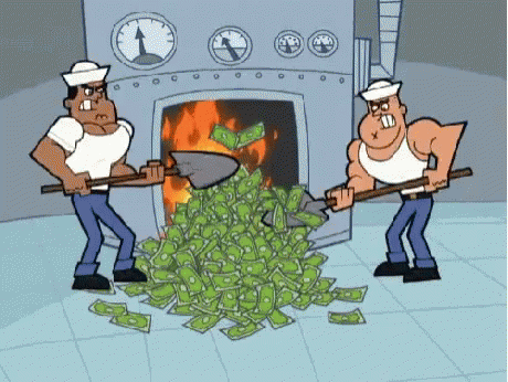 Burning Money GIF - Burning Money - Discover &amp; Share GIFs
