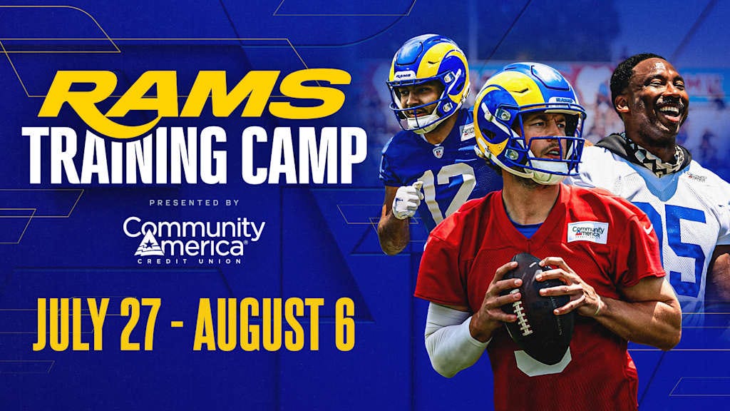 Rams to host Training Camp presented by CommunityAmerica Credit Union at  LMU from July 27 – August 6