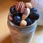 Anti-Inflammatory Overnight Chia Pudding with Blueberries & Mixed Nuts