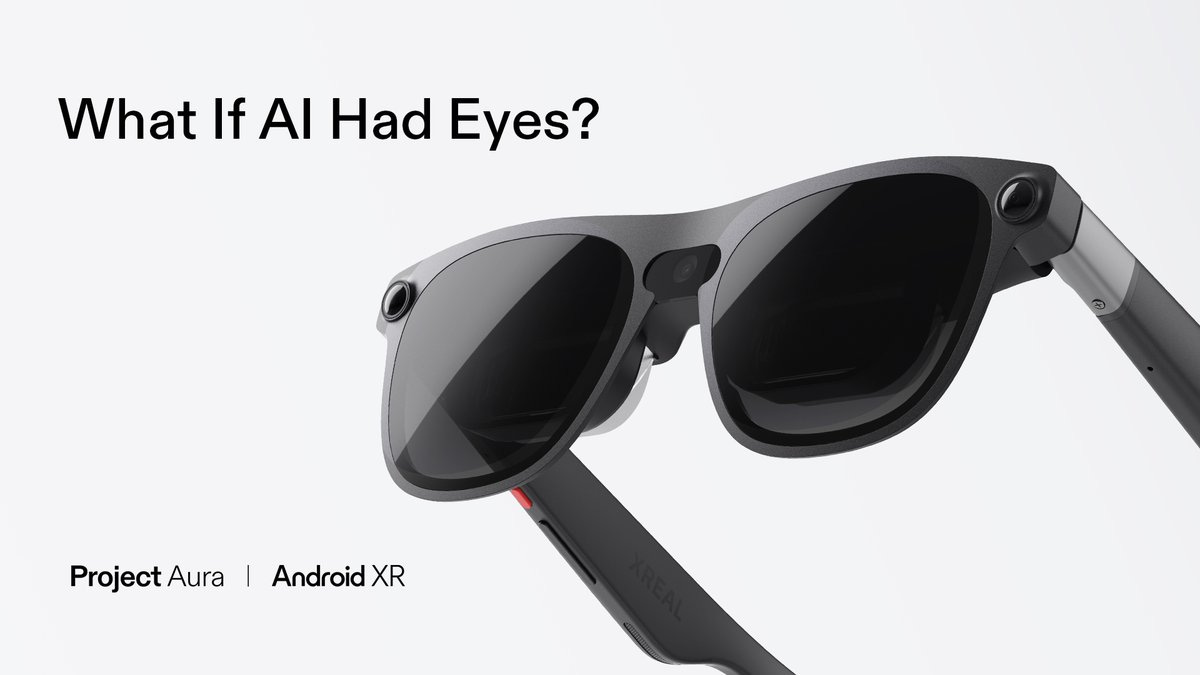 Introducing Project Aura, XREAL's new OST XR device created for @Android XR in collab with @Google and @Qualcomm. It's some of the best tech we've ever made. Be the first to know Introducing Project Aura, XREAL's new OST XR device created for @Android XR in collab with @Google and @Qualcomm. It's some of the best tech we've ever made. Be the first to know