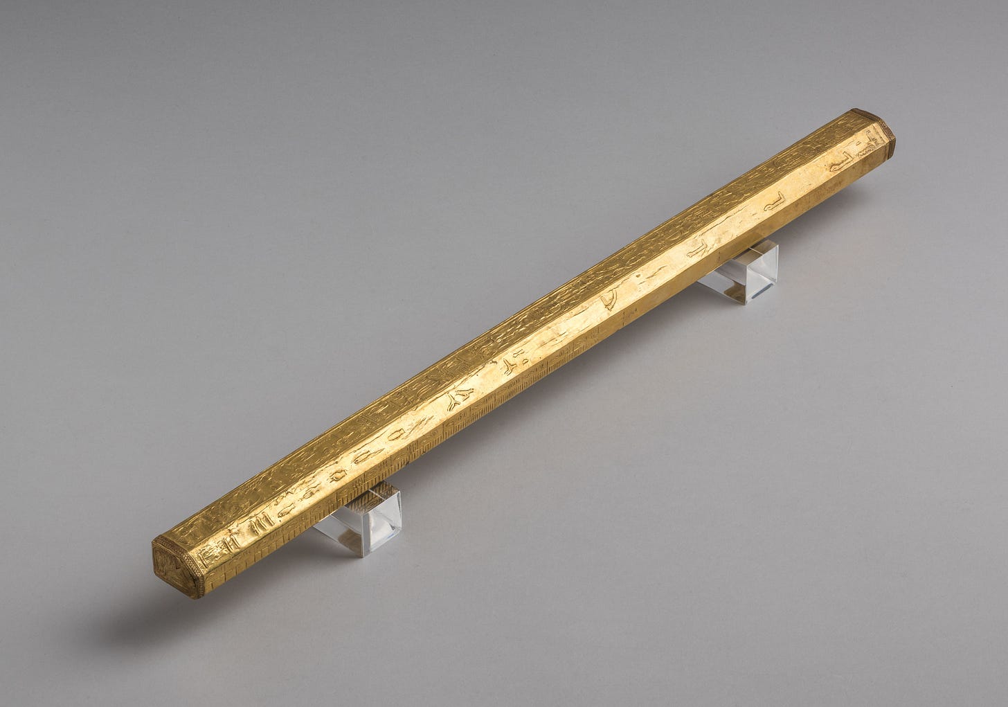 Collection online - Royal cubit rod inscribed with the name of pharaoh  Amenhotep II