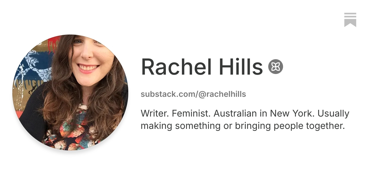 Rachel Hills | Substack