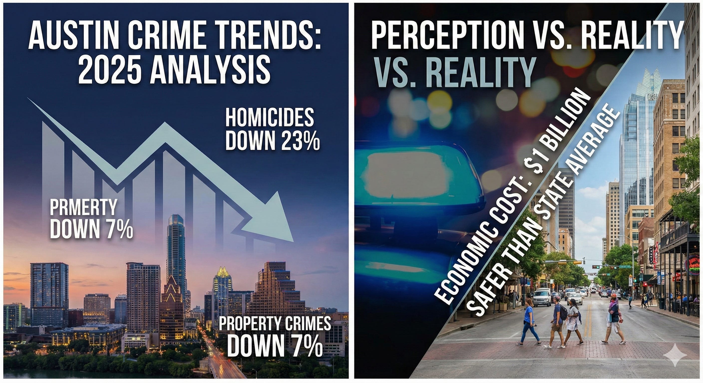 Austin Crime Drops Significantly in 2025, Returning to Pre-Pandemic Levels