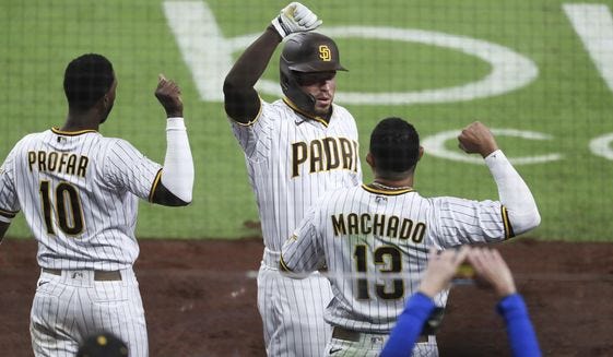 Caratini's 2-run homer carries Padres over Giants, 3-1 - Washington Times