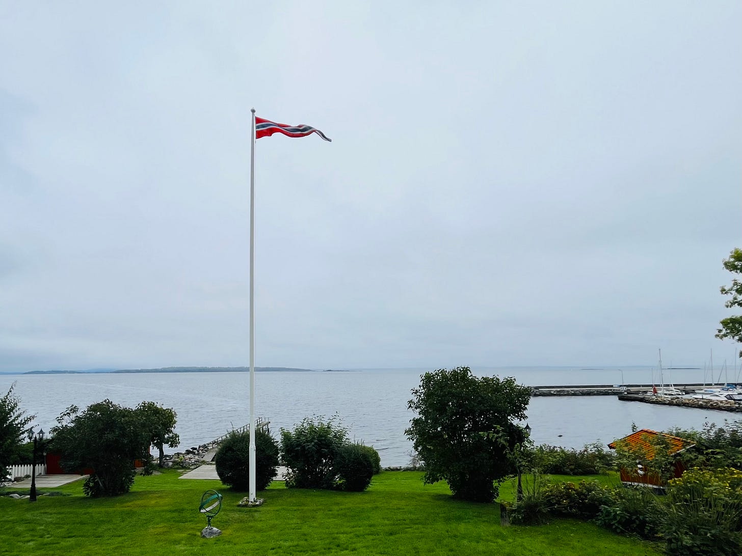 View of Oslofjord, on the Norwegian coast View of Oslofjord, on the Norwegian coast
