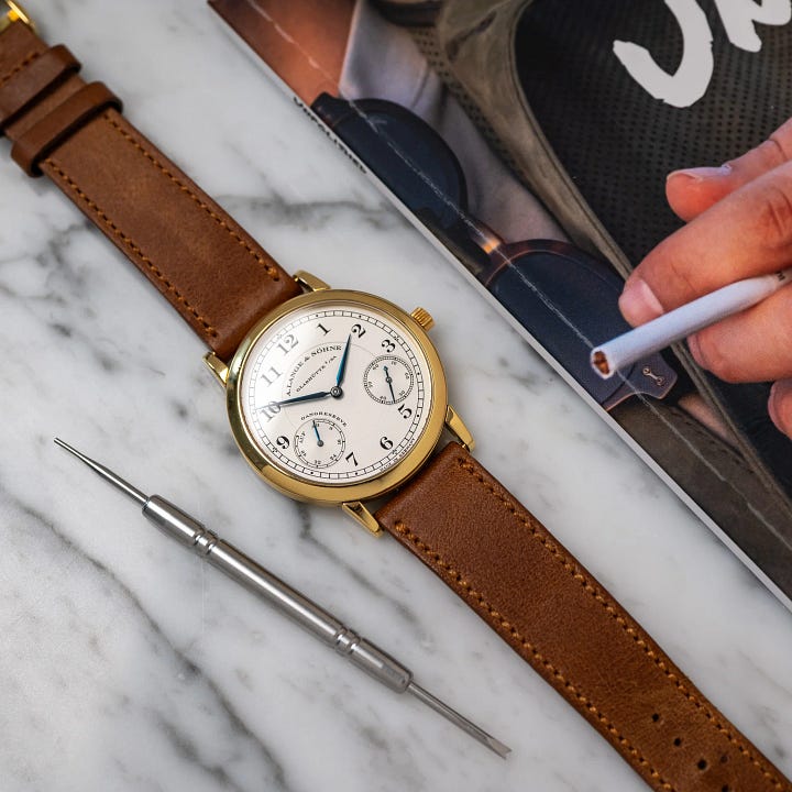 Best matte calfskin watch straps