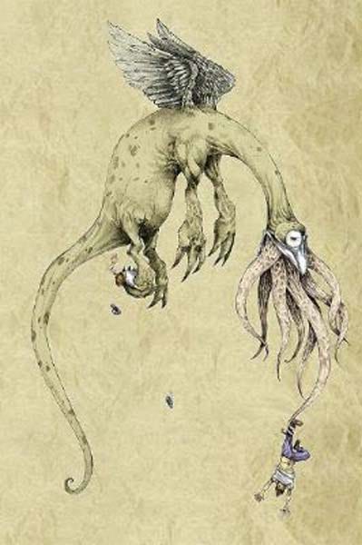 A Snallygaster. (Tyler’s Cryptozoo) A Snallygaster. (Tyler’s Cryptozoo)