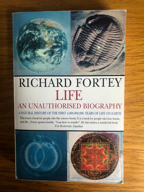 The covers of six books: Ryan O'Neill's Their Brilliant Careers; Richard Fortey's Life; Alan Bennett's Untold Stories; Eley Williams's Attrib. and other stories; Shirley Jackson's Life Among The Savages; Jane Gardam's Old Filth