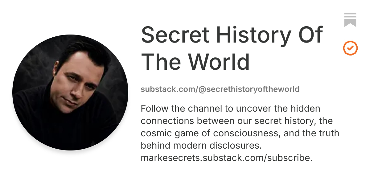 Secret History Of The World | Substack