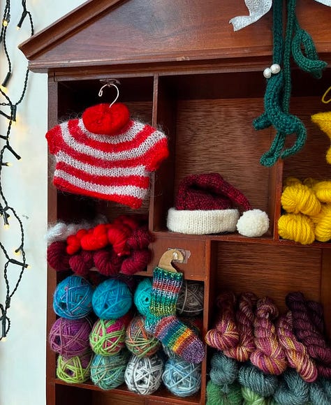 The Nibbles settling their own wool shop at loopine wool co