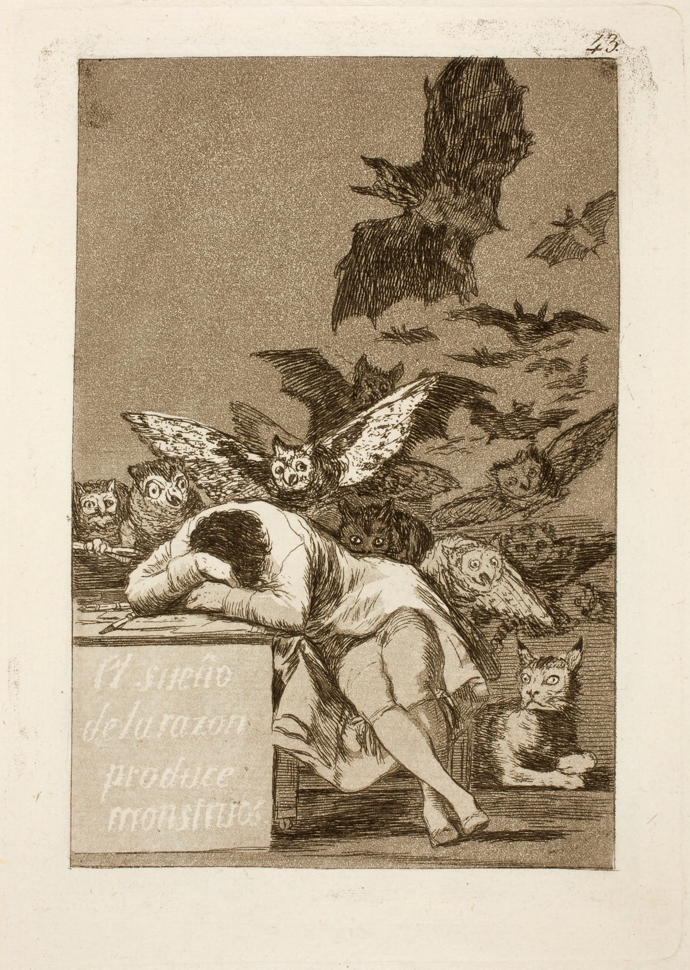 El sueño de la razón produce monstruos, Francisco de Goya