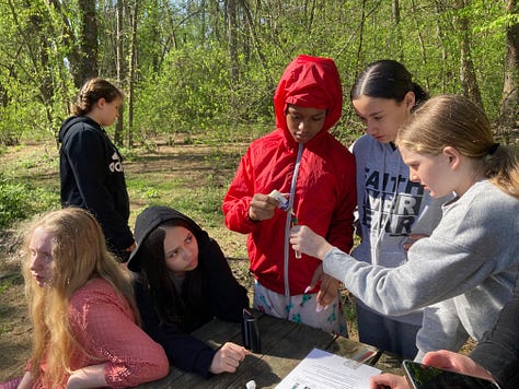 6th graders at Walker-Grant Middle School had a Meaningful Watershed Education Experience this week at the Rappahannock River.