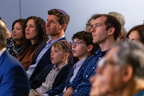A gallery of images from the Dual Identities launch event at the Zekelman Holocaust Center