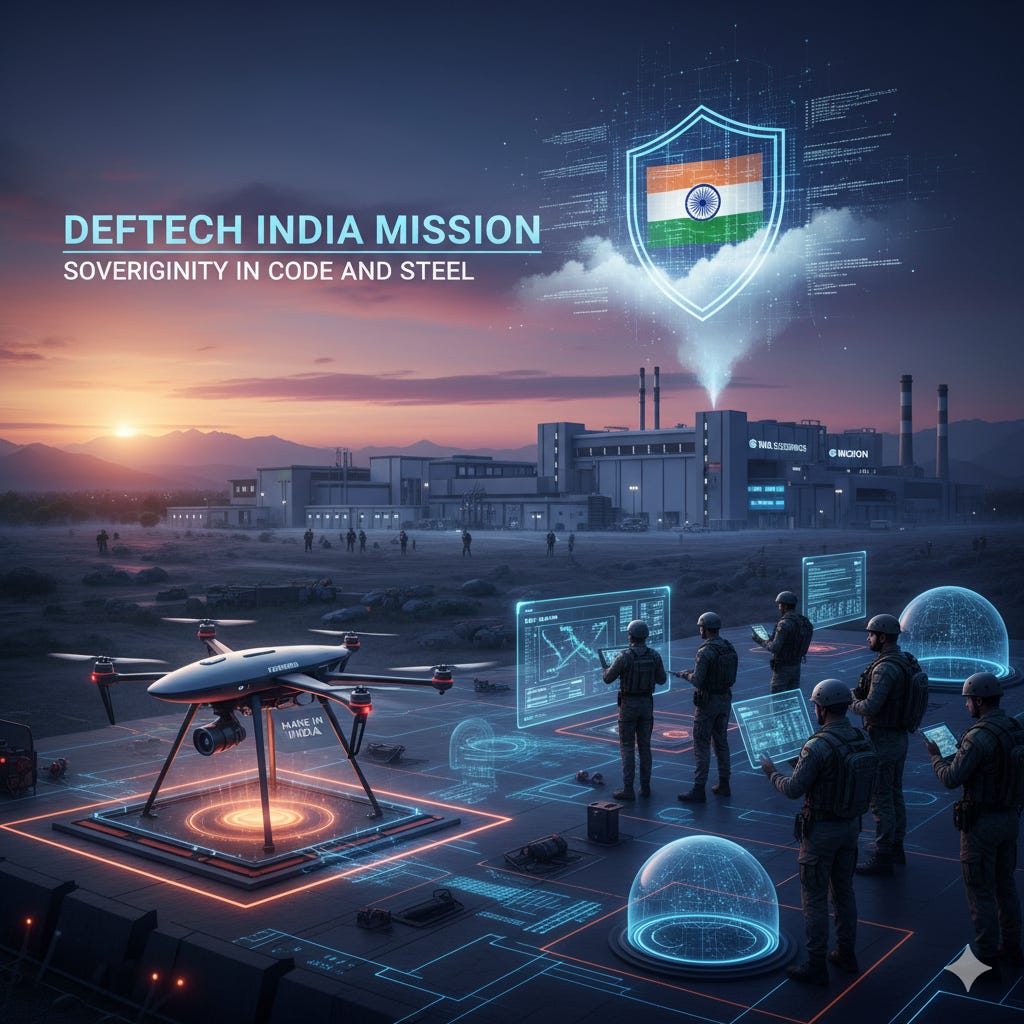 Techi Mission DefTech India Mission: Seeding Indian Counterparts to Palantir and Anduril
