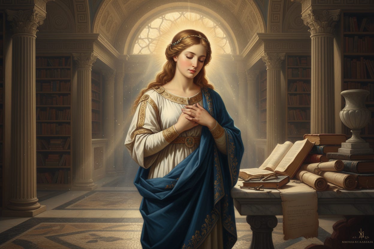 Saint Catherine of Alexandria’s search for wisdom
