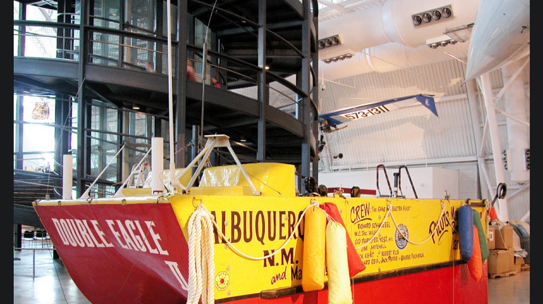 "...when the first human beings ventured aloft..."