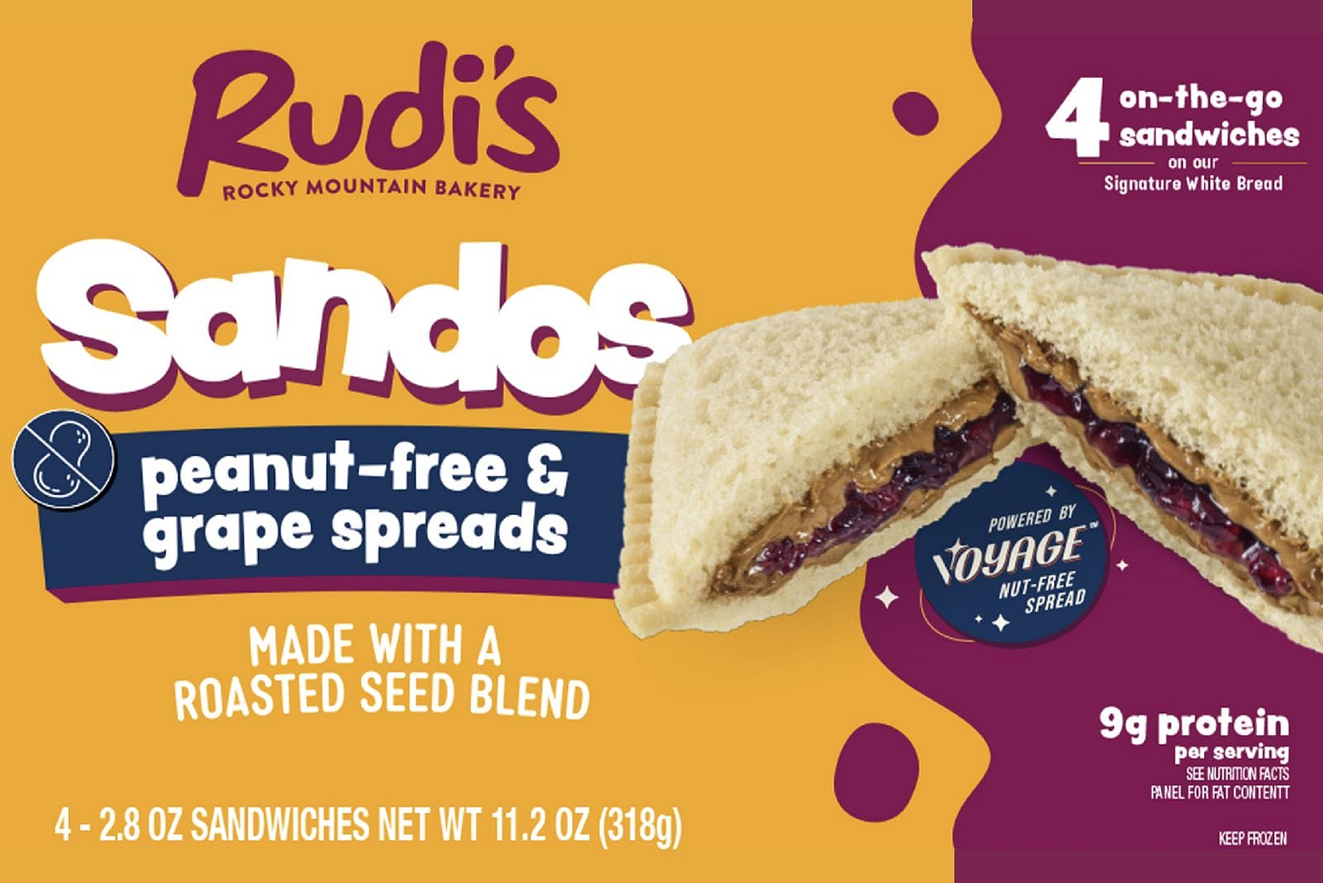 Voyage Foods and Rudi's partner to construct allergen-friendly PB&J -  Commercial Baking