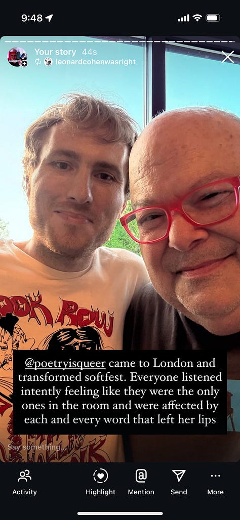 cover shot of Softie. Kirby with Finner. Kirby with The Mockler. at Soft Fest London ON