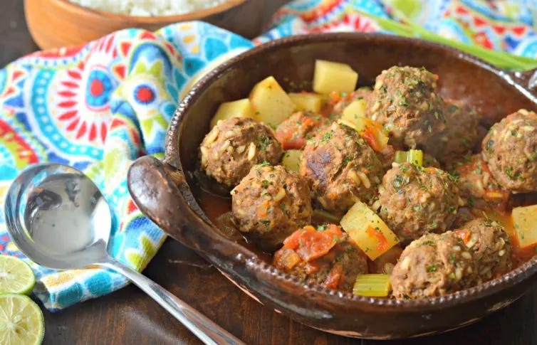 Mexican Meatball Soup (albondigas mexicanas)