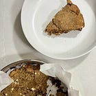 Flourless double chocolate chip cookie cake