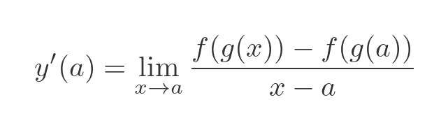 Proof of chain rule