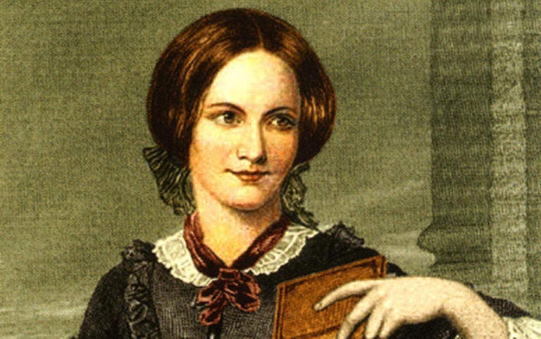 An 1873 painting of Charlotte Brontë by Evert A Duyckinck (detail) - Alamy